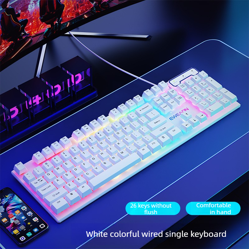 Retro Gaming Windows - EWEADN GX330 Gaming Keyboard 104 Keys