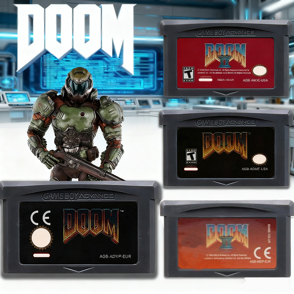 Retro Handheld Console - DOOM Series 32 Bit GBA Game