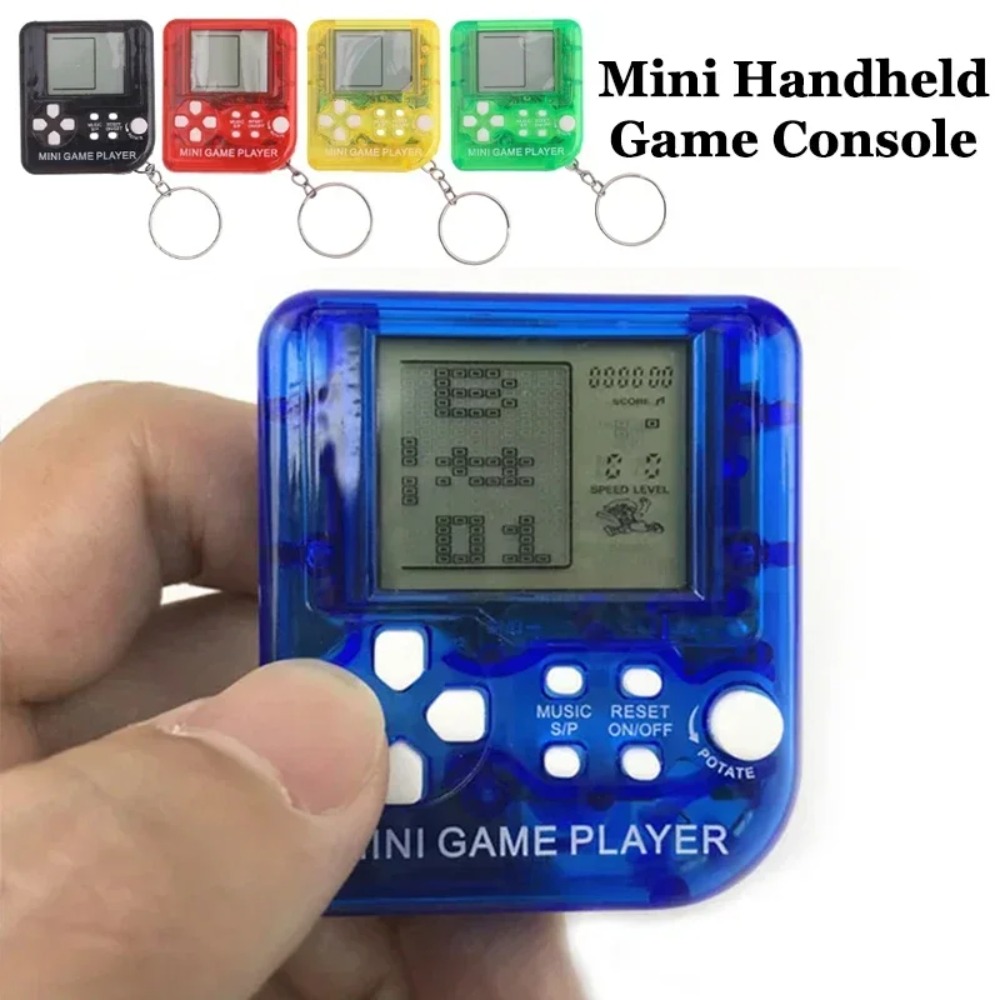 Retro Gaming Keychain - Portable Mini Pocket Classic Game Machine