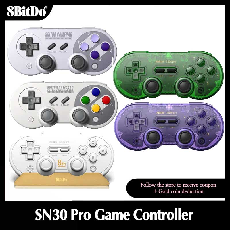 Raspberry Pi Retropie - 8BitDo SF30 Pro SN30 Pro Game