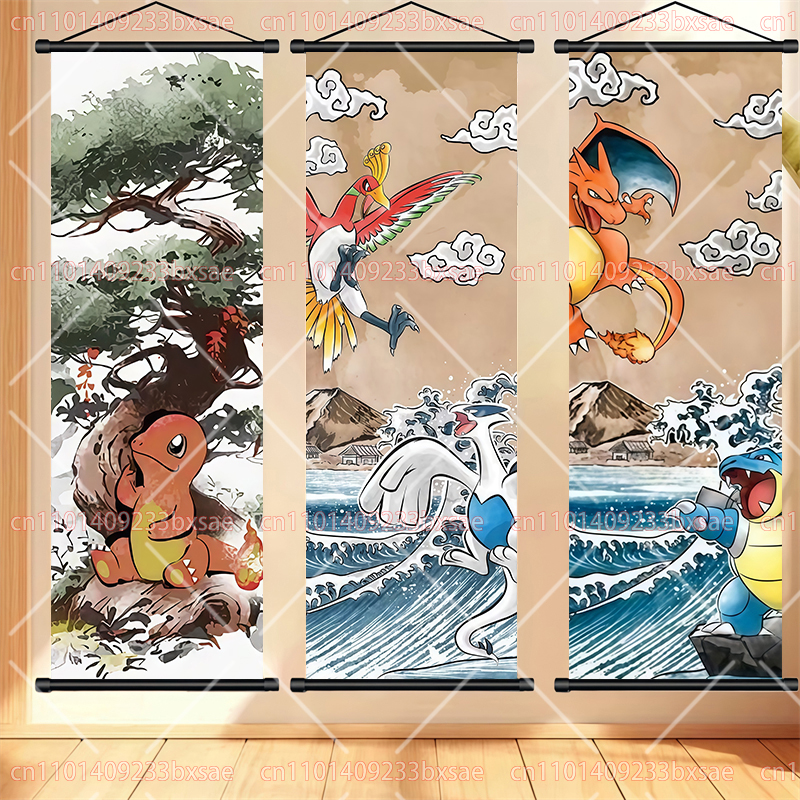 Retro Gaming Pokemon - Pokémon Retro HD Scroll Painting Poster