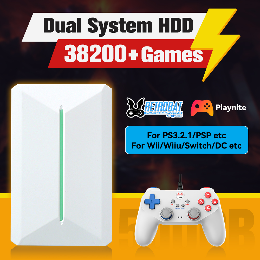 Retro Gaming Ps3 - Retrobat＆Playnite System HDD Retro Game Console