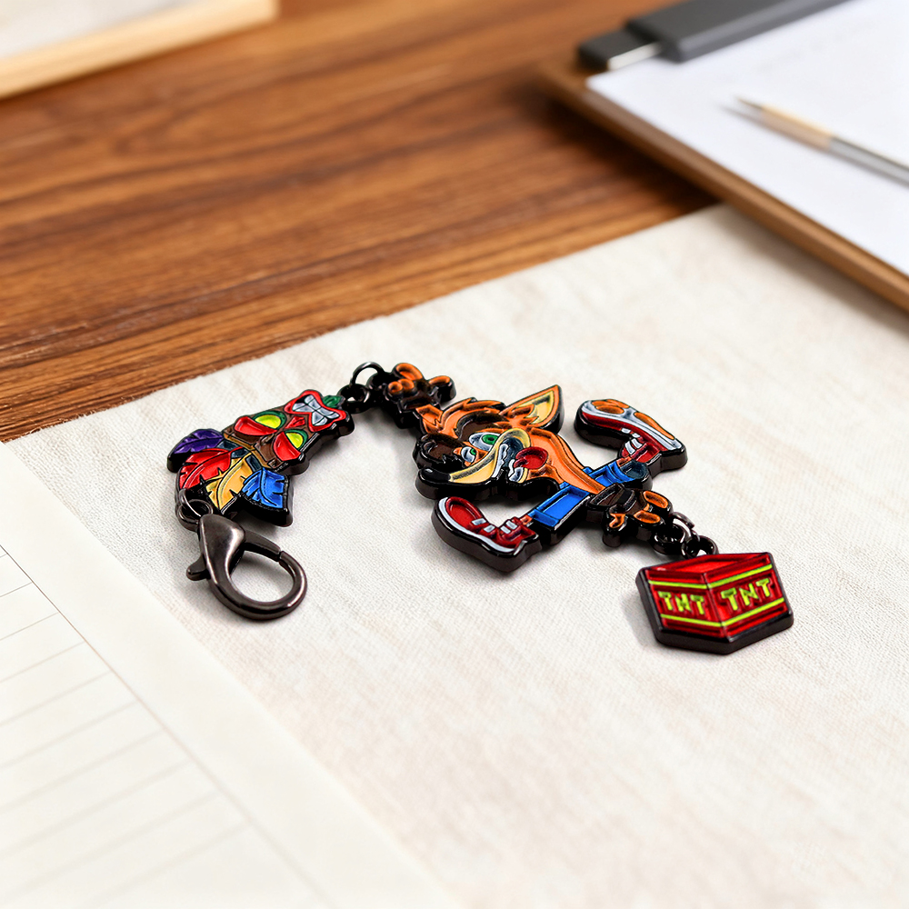 Classic Cartoon Character Keyc - Retro Gaming Keychain recensie en prijs