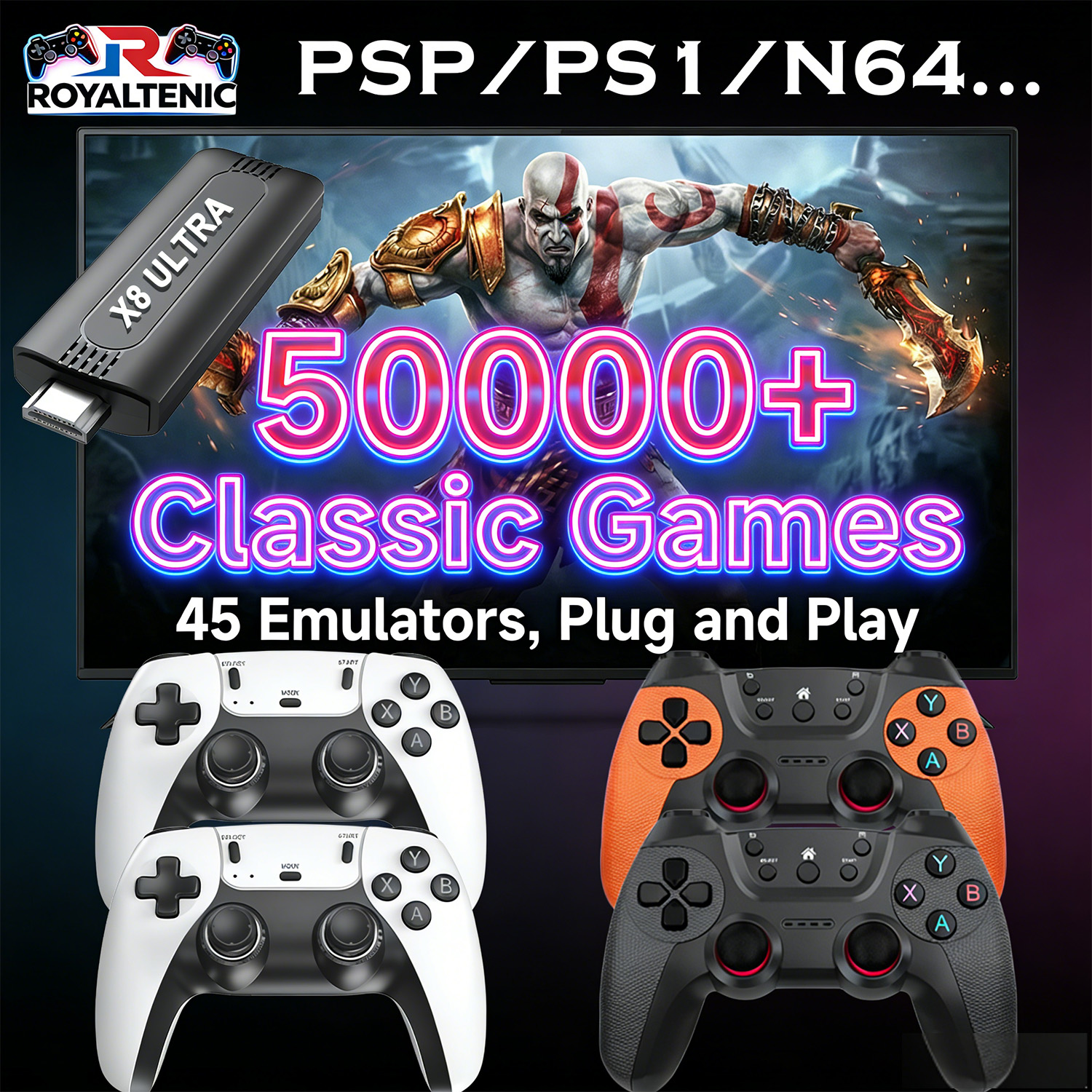 X8 Ultra 4K Game Stick 128GB R - Retro X8 Gaming Console recensie en prijs