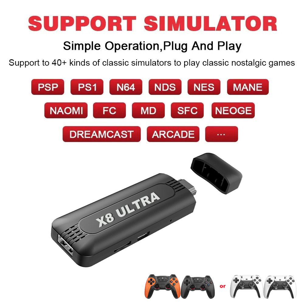X8 Ultra 4K Game Stick 128GB R - Retro X8 Gaming Console recensie en prijs