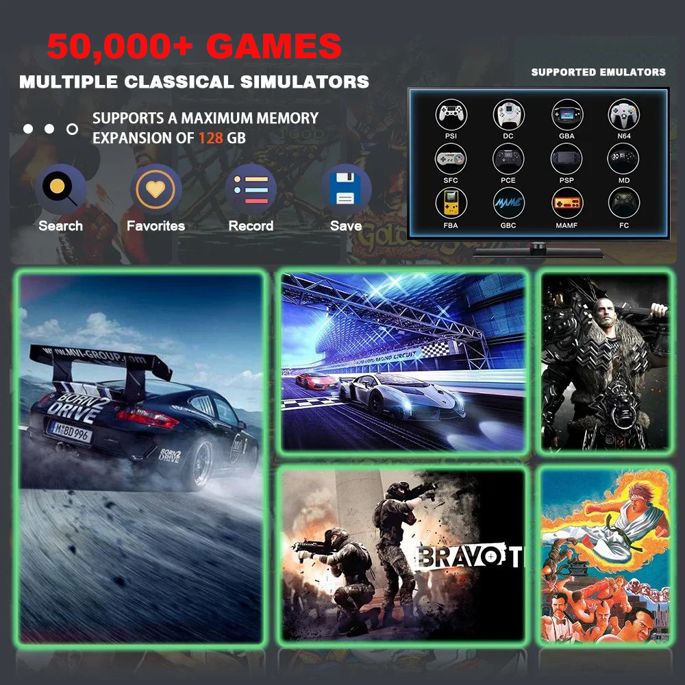 X8 Ultra 4K Game Stick 128GB R - Retro X8 Gaming Console recensie en prijs