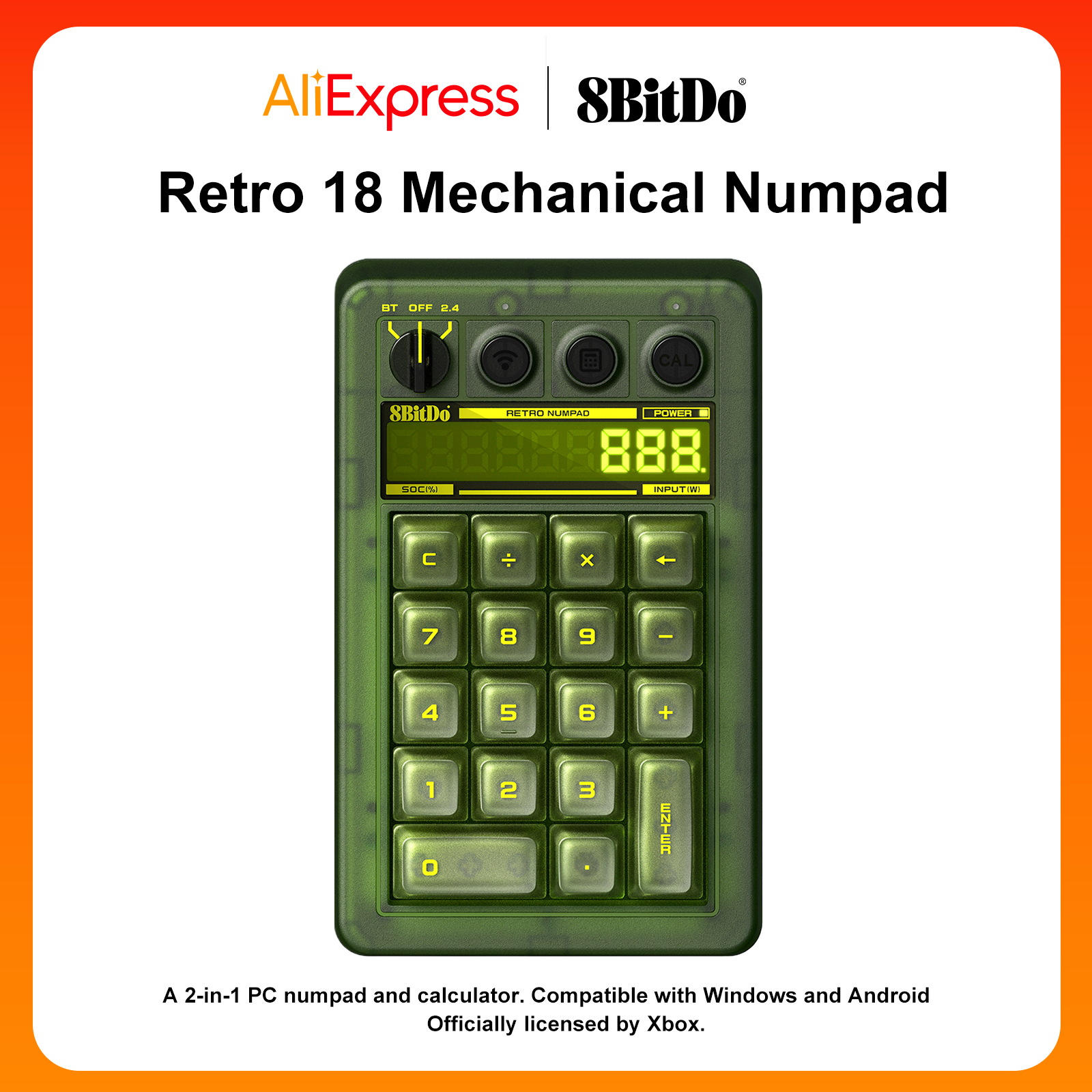 8BitDo Retro 18 Mechanical Num - Retro Gaming Windows recensie en prijs