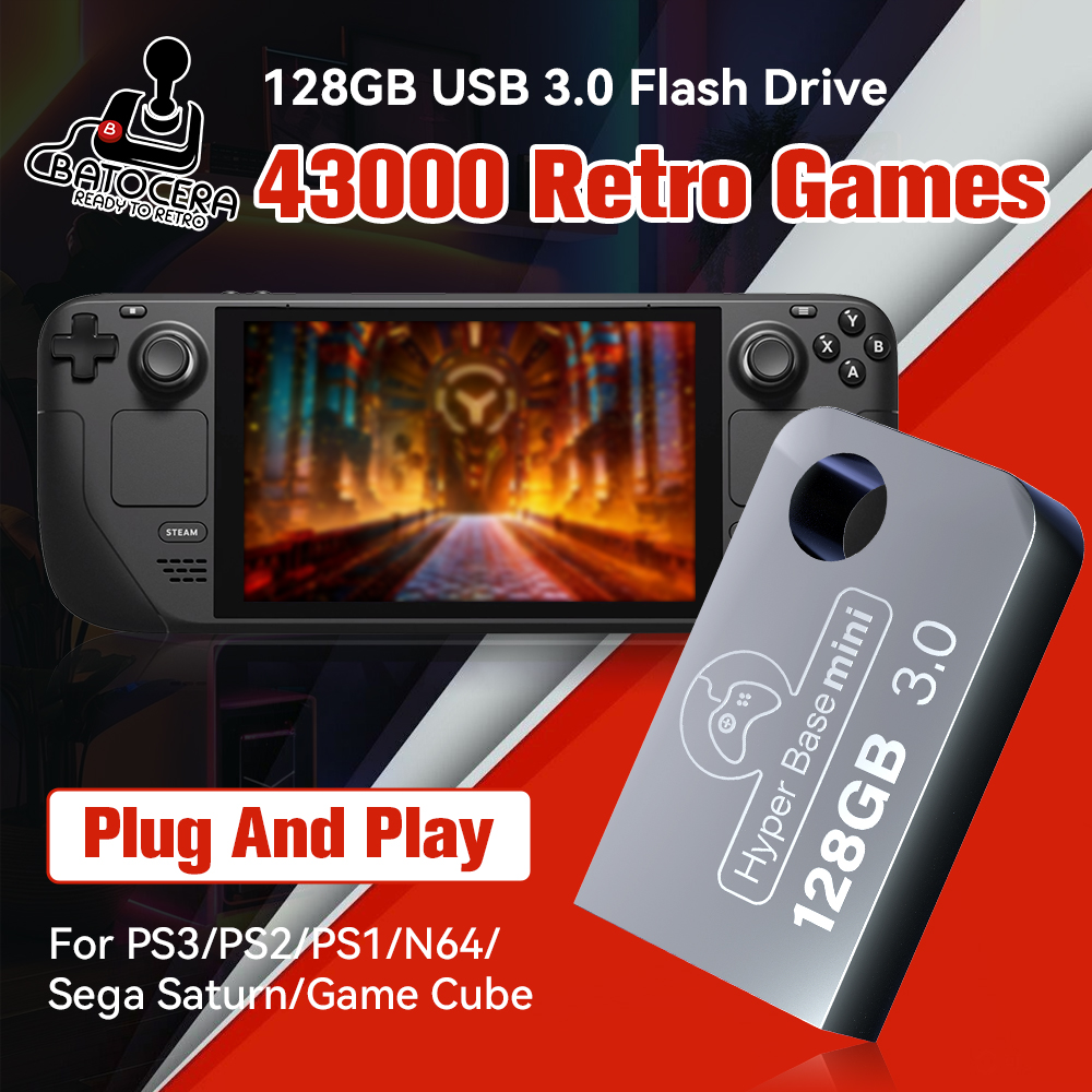 Batocera 128G Gaming Stick Wit - Retro Gaming Setup recensie en prijs