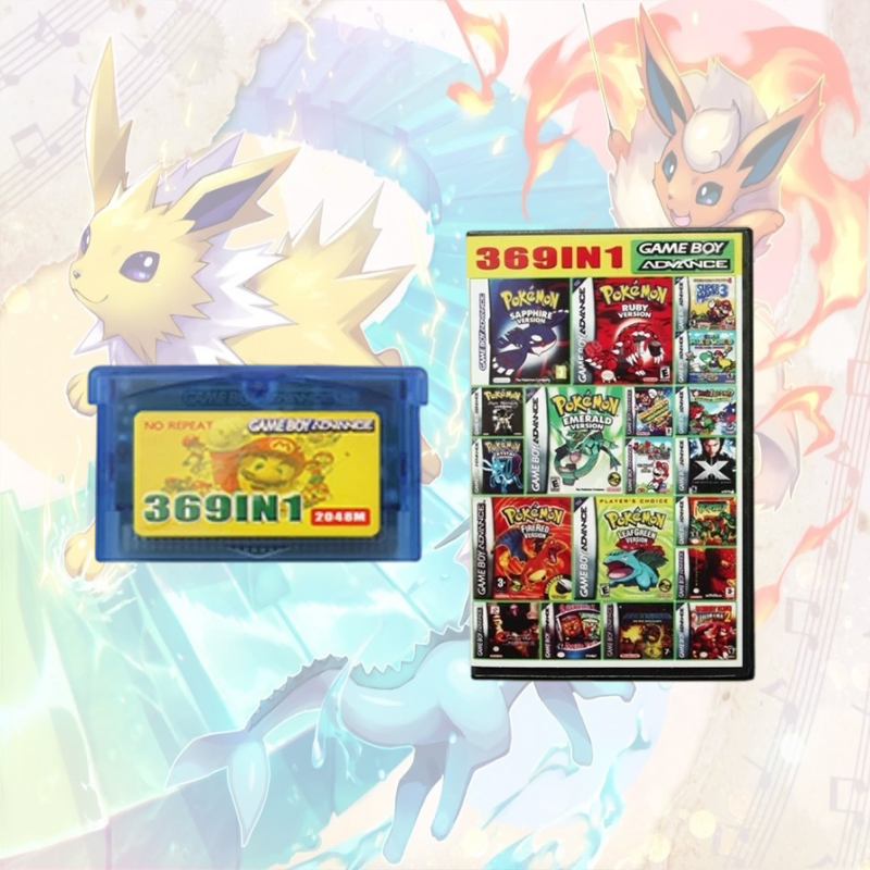 369 In 1 GBA 32 Bit Game Cartr - Retro Gaming Pokemon recensie en prijs