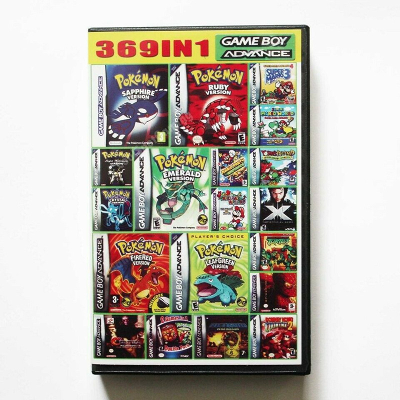 369 In 1 GBA 32 Bit Game Cartr - Retro Gaming Pokemon recensie en prijs