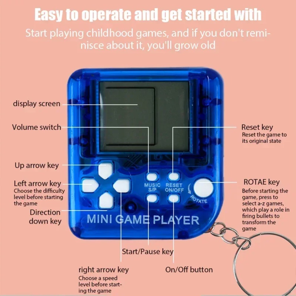 Portable Mini Pocket Classic G - Retro Gaming Keychain recensie en prijs