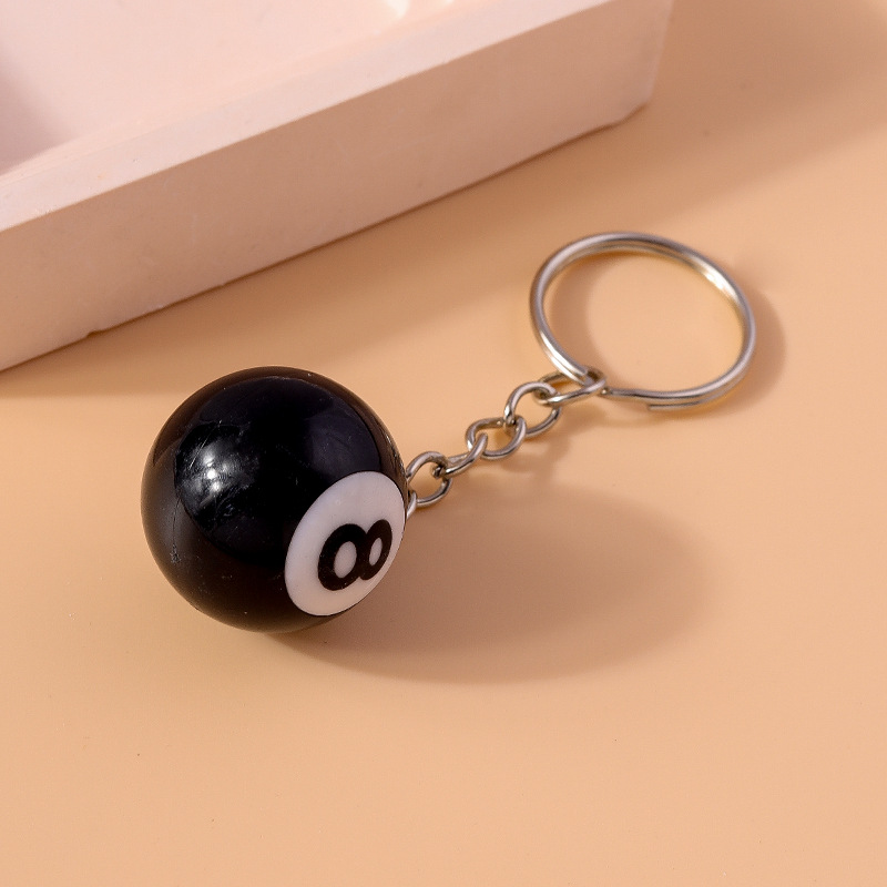 3D Black No 8 Billiard Keychai - Retro Gaming Keychain recensie en prijs