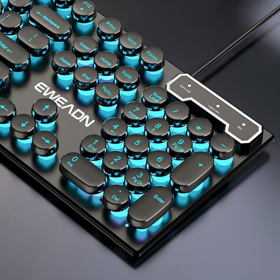 EWEADN Typewriter Gaming Keybo - Retro Gaming Setup recensie en prijs