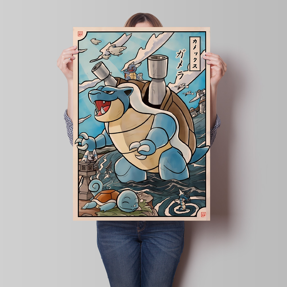 Retro Canvas Poster Prints Pok - Retro Gaming Pokemon recensie en prijs