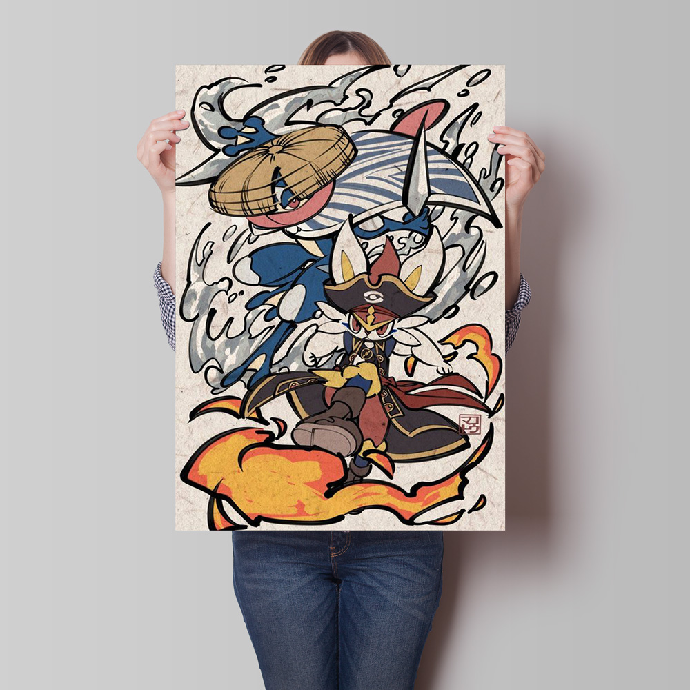 Retro Canvas Poster Prints Pok - Retro Gaming Pokemon recensie en prijs