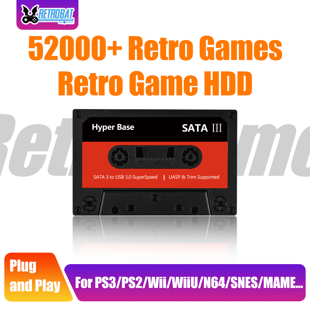 500GB/2TB Gaming HDD Batocera  - Retro Gaming Ps3 recensie en prijs