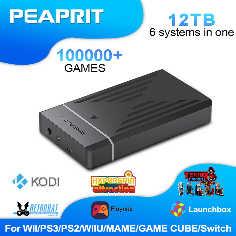12TB Retro Gaming HDD with Hyp - Retro Gaming Windows recensie en prijs