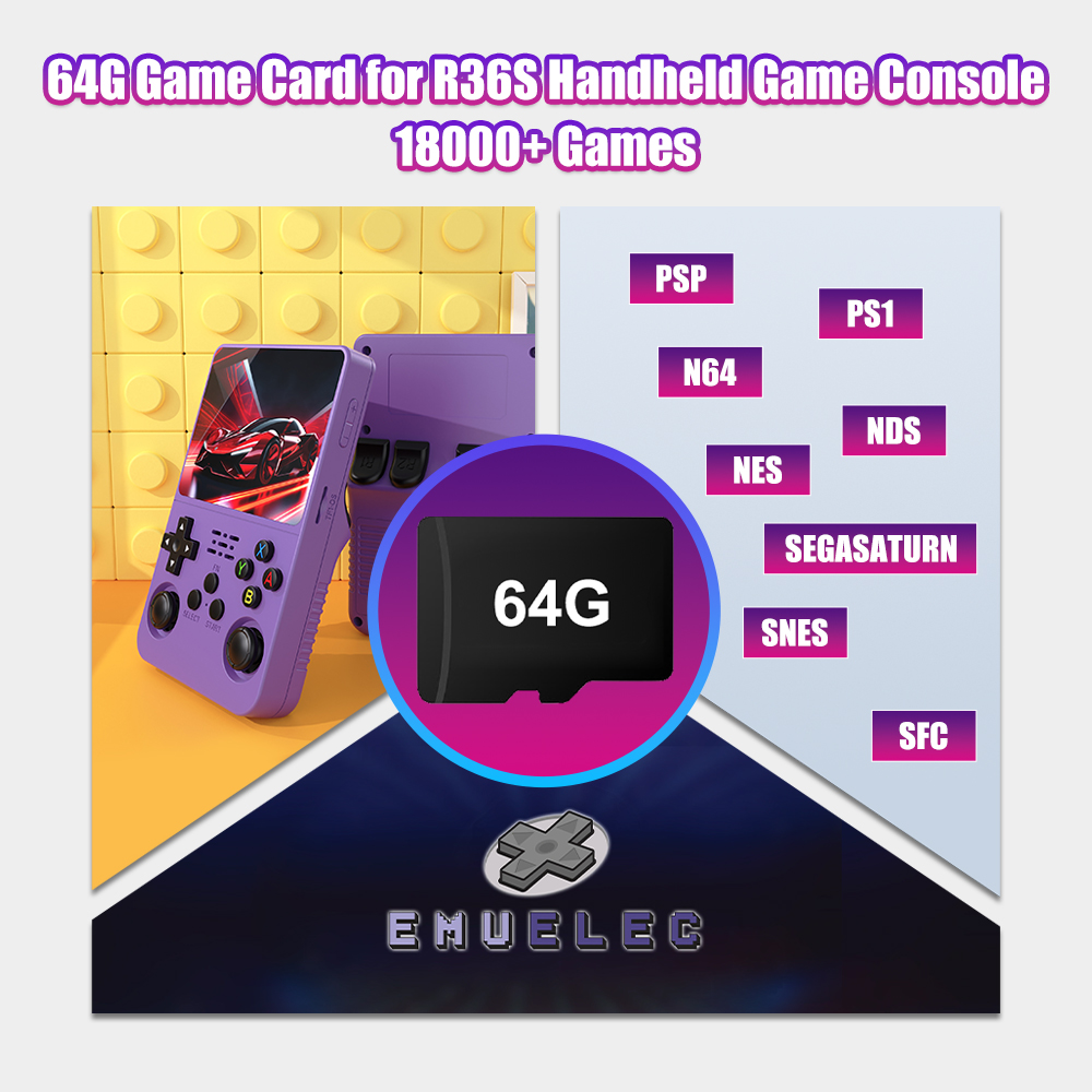 64G Game TF Card for R36S Vide - Retro Gaming Setup recensie en prijs