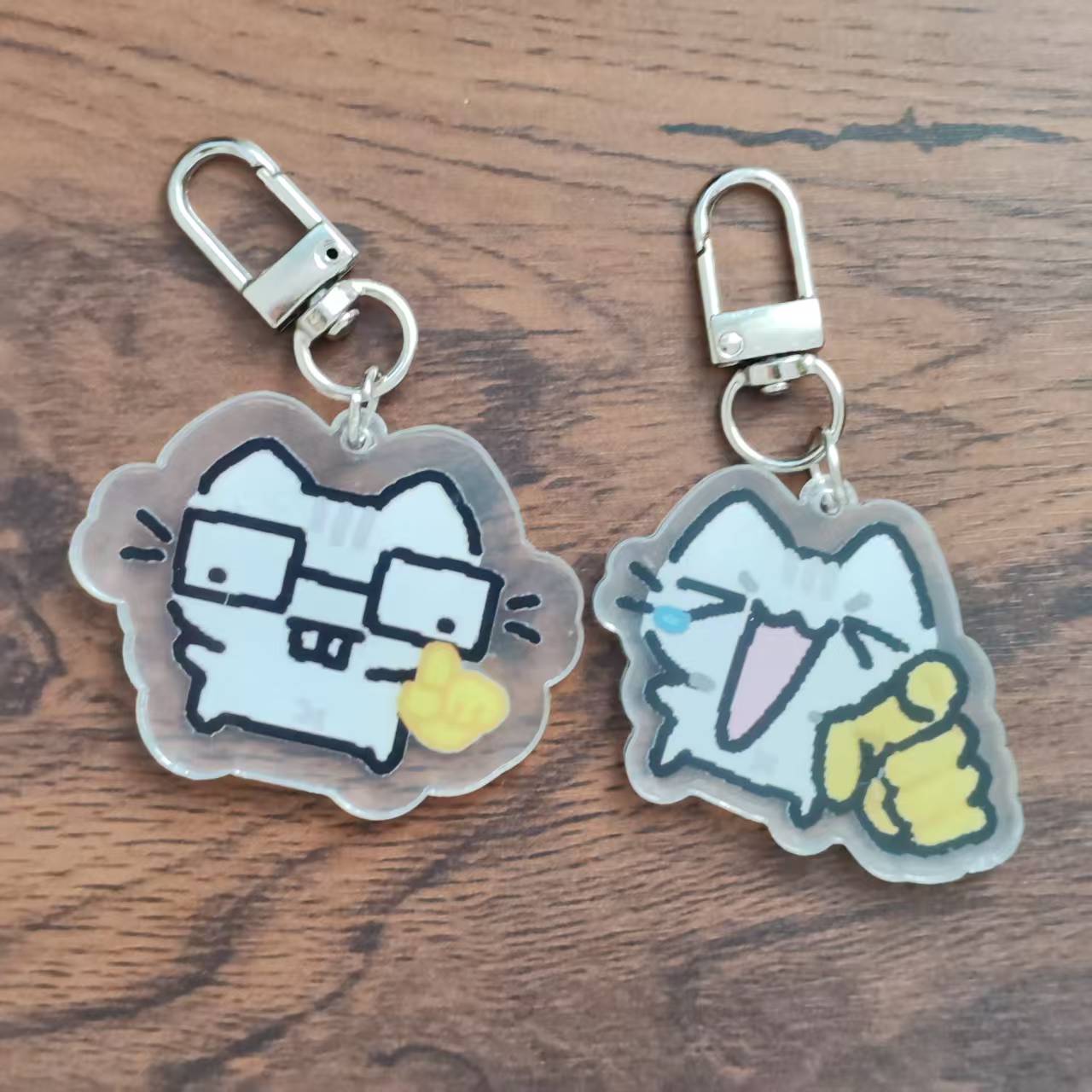 2d Flat Pixel Cat Keychain - G - Retro Gaming Keychain recensie en prijs