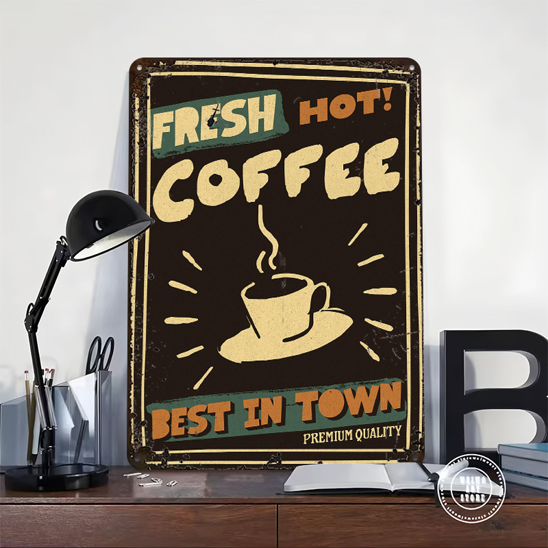 Coffee Shop Vintag Poster Cust - Retro Gaming Shops recensie en prijs