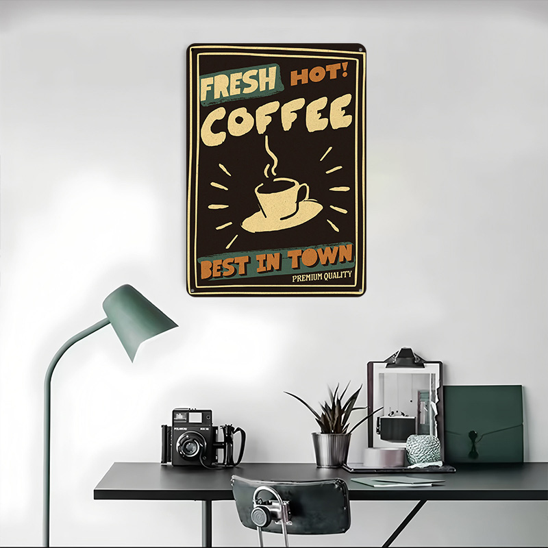 Coffee Shop Vintag Poster Cust - Retro Gaming Shops recensie en prijs
