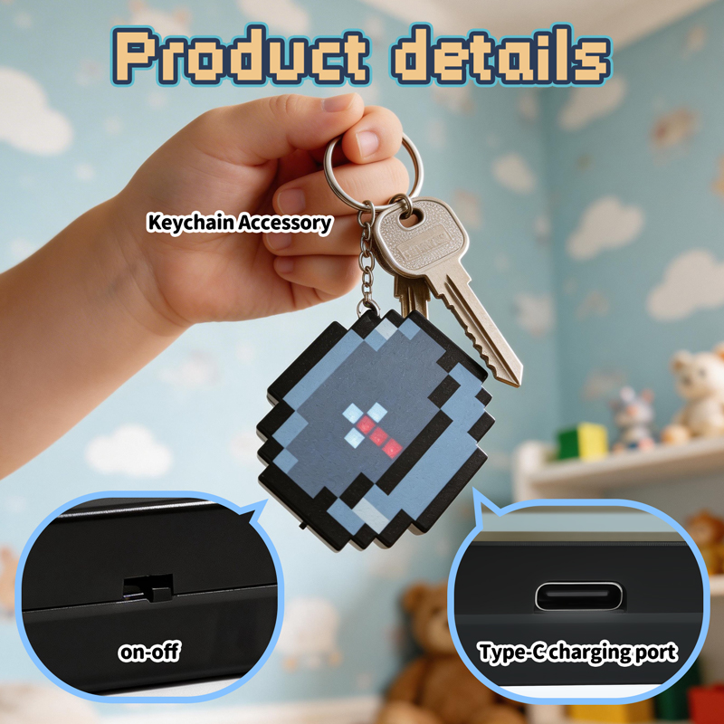 2026 NEW Rechargeable Pixel Co - Retro Gaming Keychain recensie en prijs