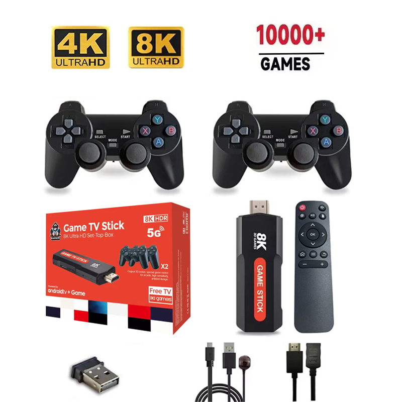 X2 Game Stick HD 4K 8K 3D Cons - Raspberry Pi Retropie recensie en prijs