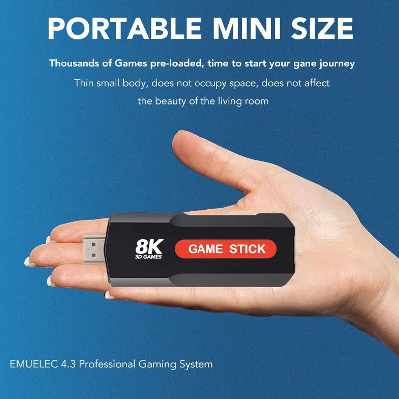 X2 Game Stick HD 4K 8K 3D Cons - Raspberry Pi Retropie recensie en prijs