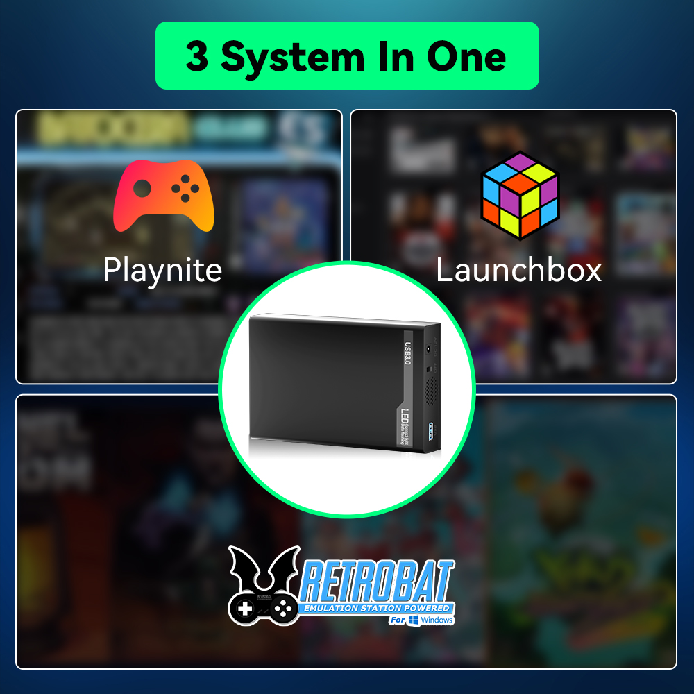 MIX500G Game Hard Drive With 3 - Retro Gaming Ps3 recensie en prijs