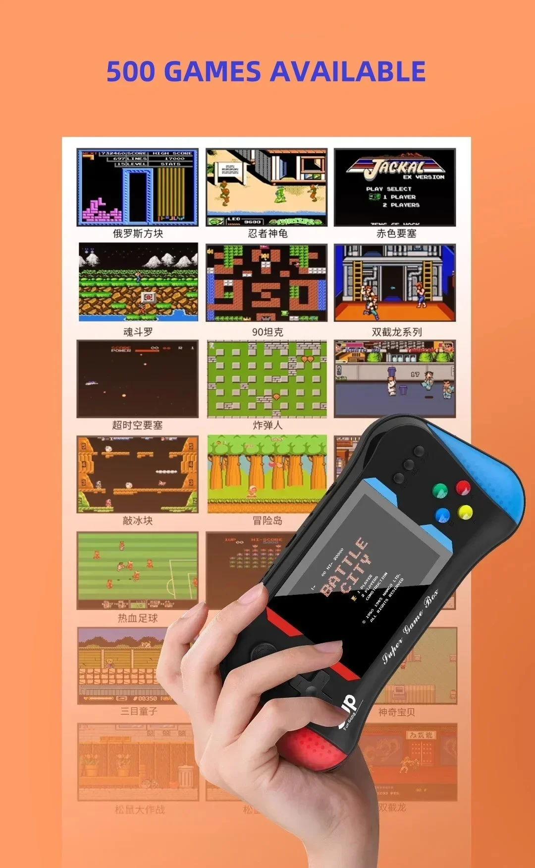 Children's Game Console Palm R - Retro Handheld Console recensie en prijs
