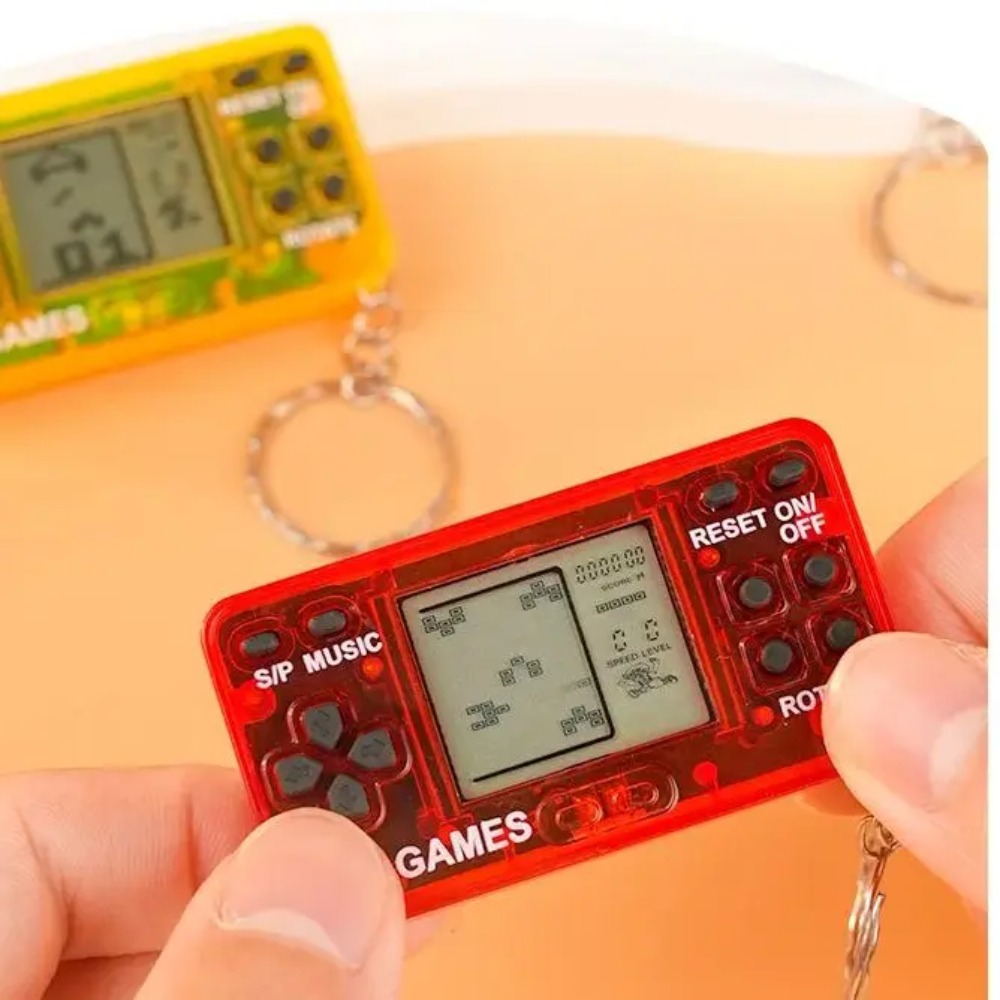 Blue Mini Retro Handheld Game  - Retro Gaming Keychain recensie en prijs