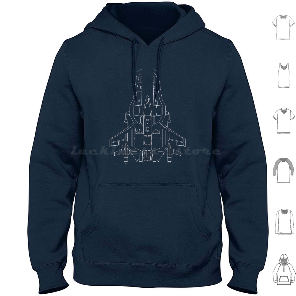 Gradius Line Hoodie Cotton Lon - Gaming Retro Arcade recensie en prijs
