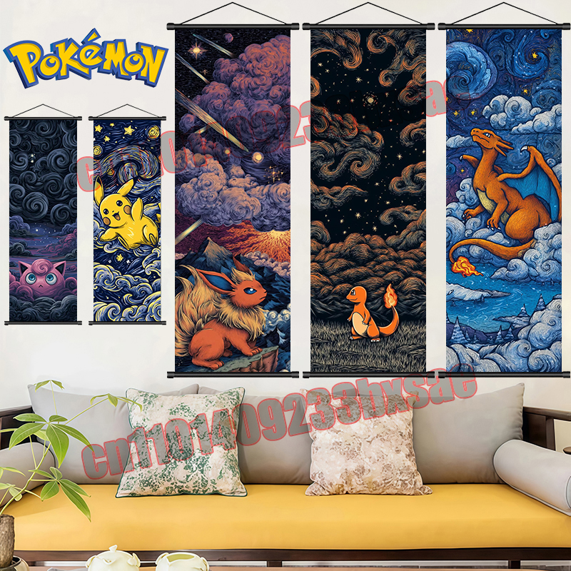 Printed Pokemon Poster, Anime  - Retro Gaming Pokemon recensie en prijs