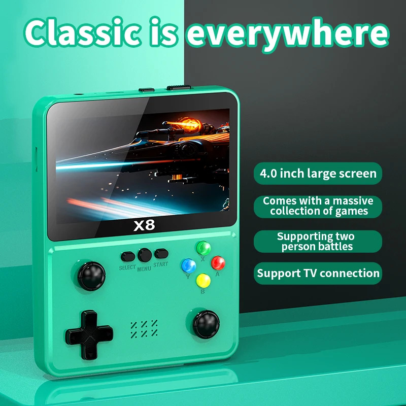 X8 Retro Handheld Game Console - Retro X8 Gaming Console recensie en prijs
