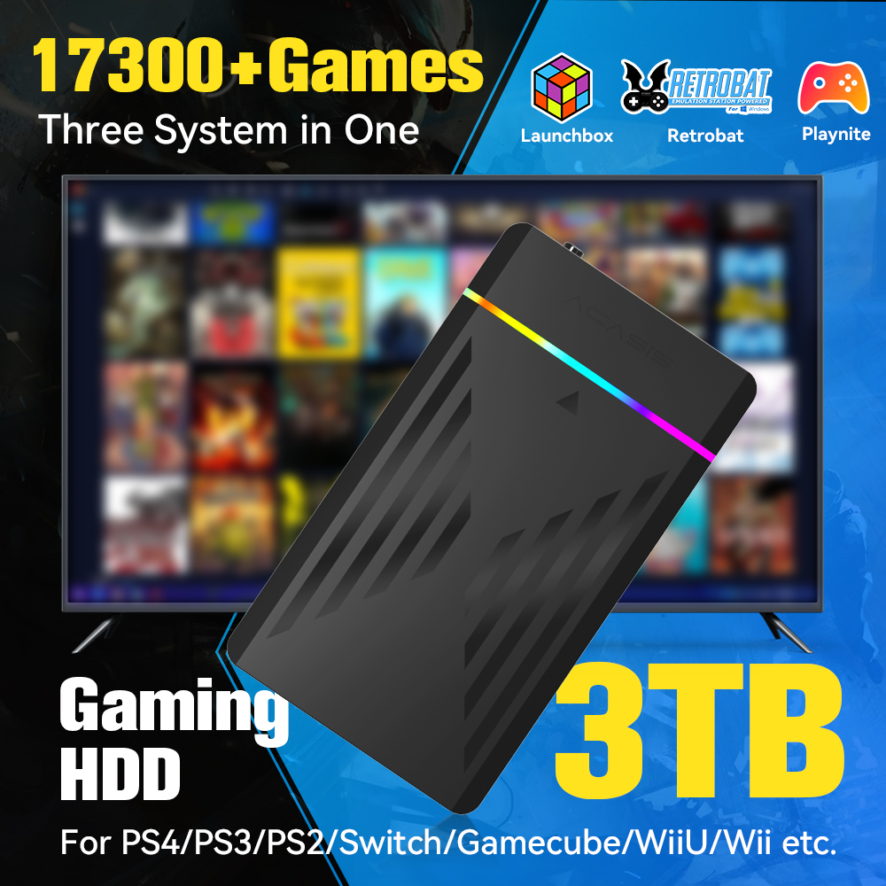 3TB Portable Gaming HDD Launch - Retro Gaming Ps3 recensie en prijs